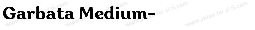 Garbata Medium字体转换